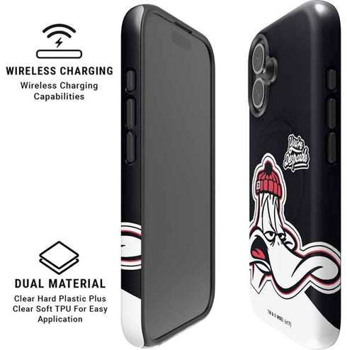 Looney Tunes Retro Daffy Duck iPhone 16 Plus Magsafe Impact Case