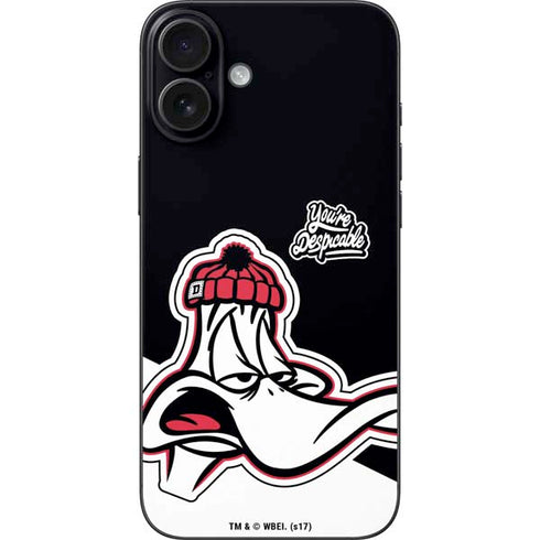 Looney Tunes Retro Daffy Duck iPhone 16 Plus Skin
