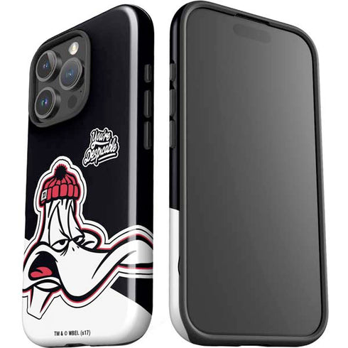 Looney Tunes Retro Daffy Duck iPhone 16 Pro Impact Case