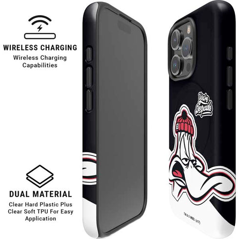 Looney Tunes Retro Daffy Duck iPhone 16 Pro Magsafe Impact Case