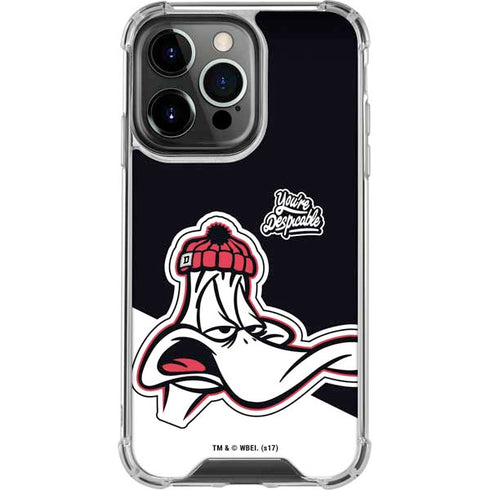 Looney Tunes Retro Daffy Duck iPhone 16 Pro Max Clear Case