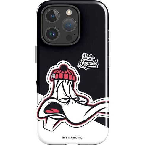 Looney Tunes Retro Daffy Duck iPhone 16 Pro Max Impact Case