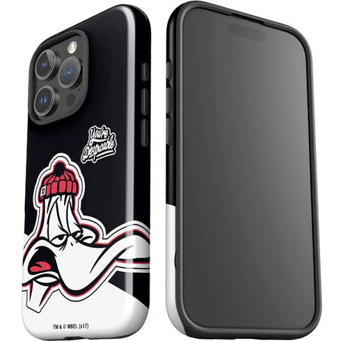 Looney Tunes Retro Daffy Duck iPhone 16 Pro Max Impact Case