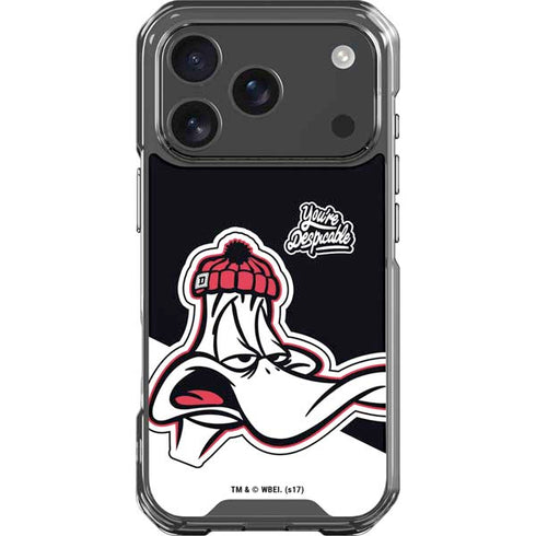 Looney Tunes Retro Daffy Duck iPhone 18 Pro Clear Case