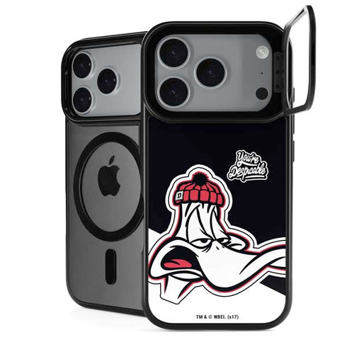 Looney Tunes Retro Daffy Duck iPhone 18 Pro Kickstand Case
