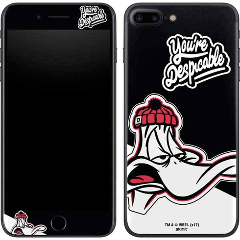 Looney Tunes Retro Daffy Duck iPhone 8 Plus Skin