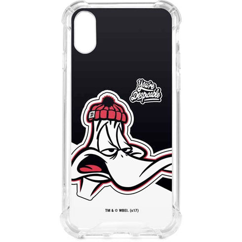 Looney Tunes Retro Daffy Duck iPhone XS Clear Case