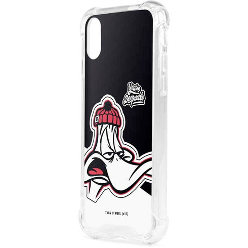 Looney Tunes Retro Daffy Duck iPhone XS Clear Case