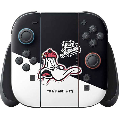 Looney Tunes Retro Daffy Duck Nintendo Switch 2 (2025) Joy-Con Controller Skin