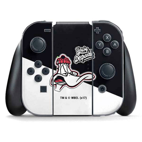 Looney Tunes Retro Daffy Duck Nintendo Switch (2017-2021) Joy-Con Controller Skin