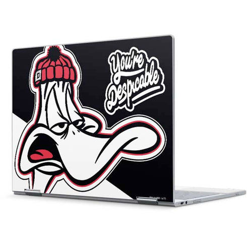 Looney Tunes Retro Daffy Duck Pixelbook Skin