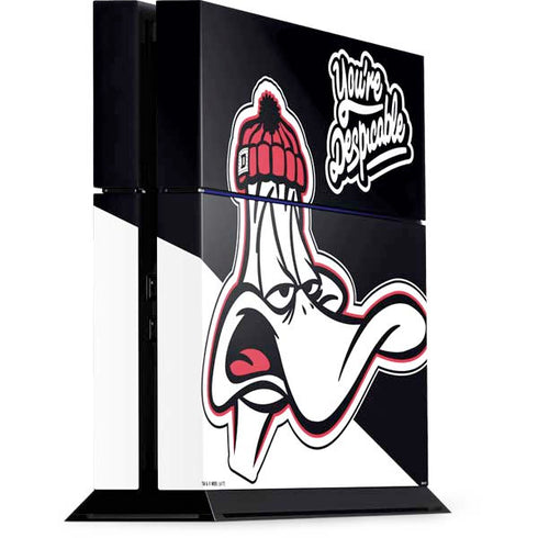Looney Tunes Retro Daffy Duck PS4 Console Skin