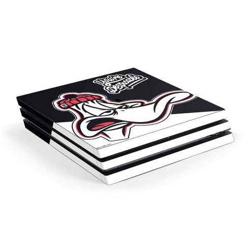 Looney Tunes Retro Daffy Duck PS4 Pro Console Skin