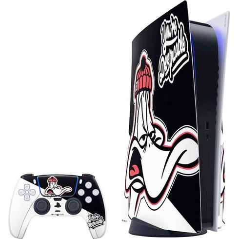 Looney Tunes Retro Daffy Duck PlayStation PS5 Skins
