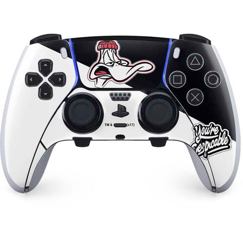 Looney Tunes Retro Daffy Duck PS5 DualSense Edge Pro Controller Skin