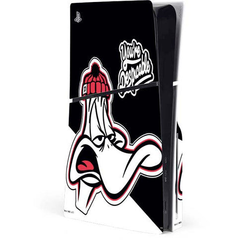 Looney Tunes Retro Daffy Duck PlayStation PS5 Skins
