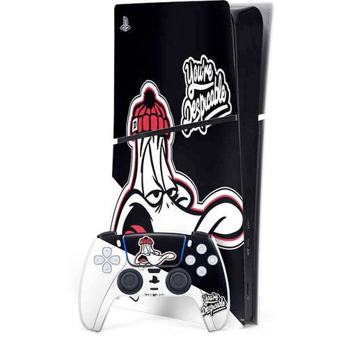 Looney Tunes Retro Daffy Duck PlayStation PS5 Skins