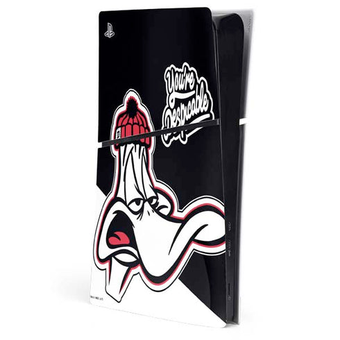 Looney Tunes Retro Daffy Duck PS5 Slim Digital Edition Console Skin