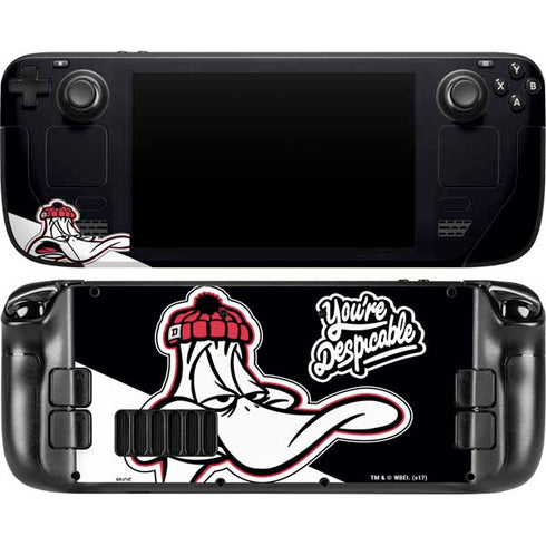 Looney Tunes Retro Daffy Duck Steam Deck Handheld Gaming Computer OLED Skin