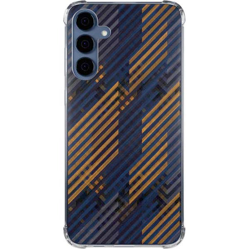 Retro Fall Pattern Galaxy A35 5G Clear Case