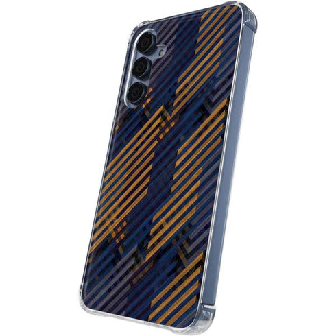 Retro Fall Pattern Galaxy A35 5G Clear Case