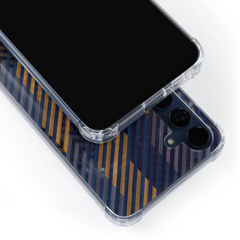 Retro Fall Pattern Galaxy A55 5G Clear Case