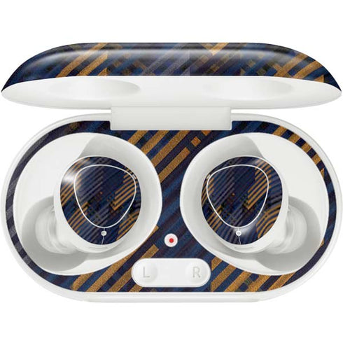 Retro Fall Pattern Galaxy Buds Plus Skin