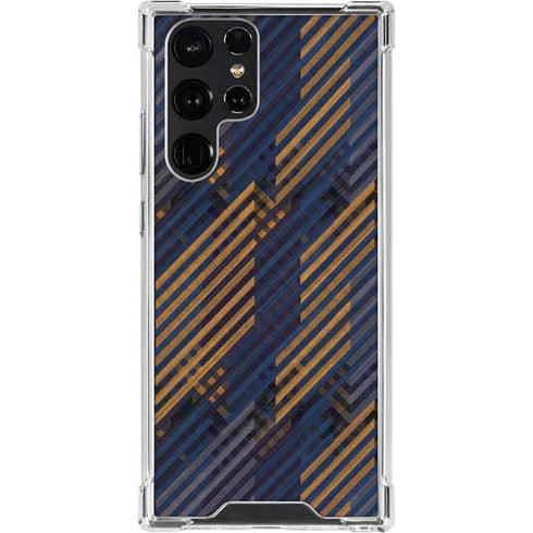 Retro Fall Pattern Galaxy S23 Ultra Clear Case