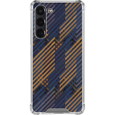 Retro Fall Pattern Galaxy S24 FE Clear Case