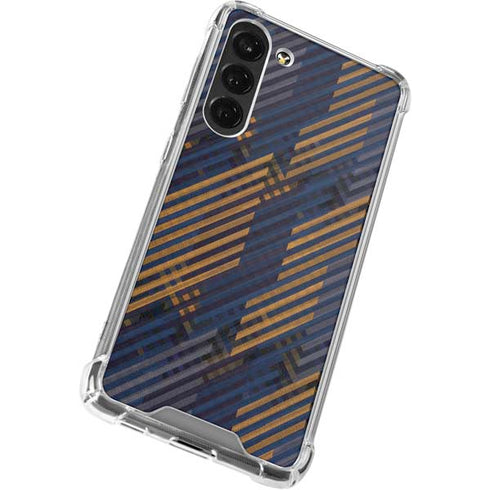 Retro Fall Pattern Galaxy S24 FE Clear Case