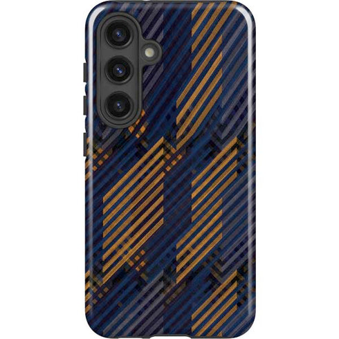 Retro Fall Pattern Galaxy S25 Plus Impact Case