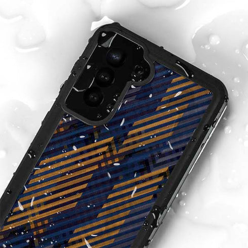 Retro Fall Pattern Galaxy S24 Plus Waterproof Case