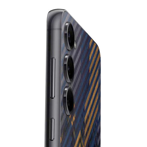 Retro Fall Pattern Galaxy S25 Skin