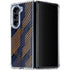 Retro Fall Pattern Galaxy Z Fold5 5G Clear Case
