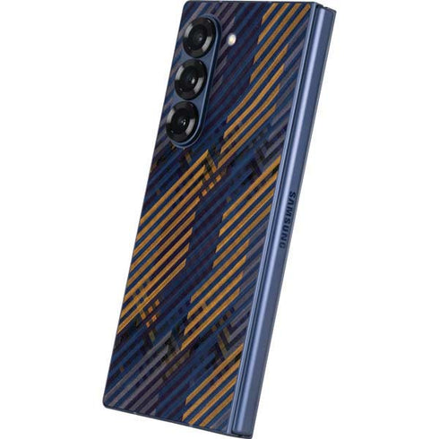 Retro Fall Pattern Galaxy Z Fold6 Skin
