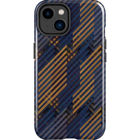 Retro Fall Pattern iPhone 15 Impact Case