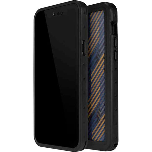 Retro Fall Pattern iPhone 15 Pro Waterproof Case