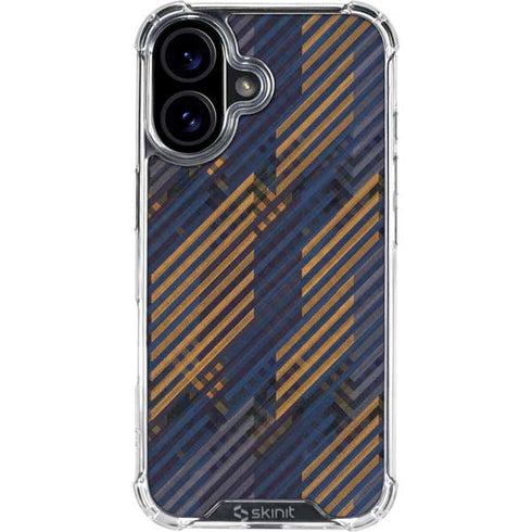 Retro Fall Pattern iPhone 16 Clear Case