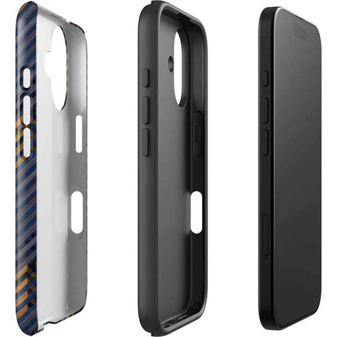 Retro Fall Pattern iPhone 16 Impact Case