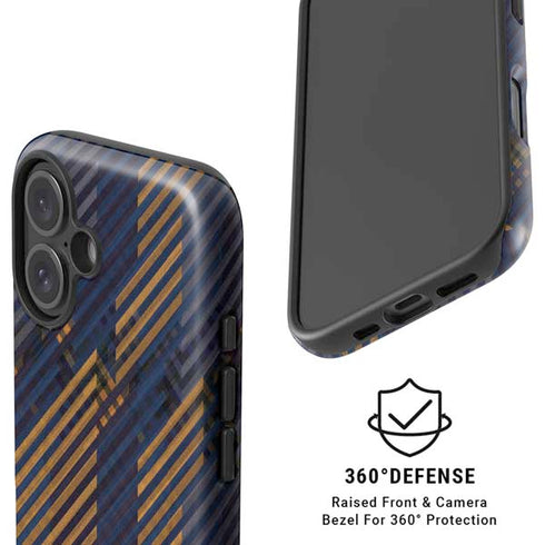 Retro Fall Pattern iPhone 16 Magsafe Impact Case