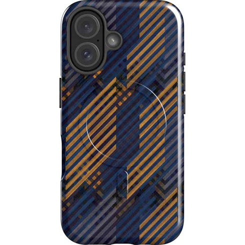 Retro Fall Pattern iPhone 16 Plus Magsafe Impact Case