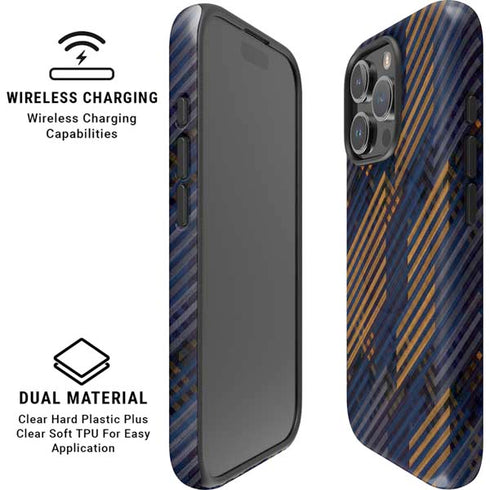 Retro Fall Pattern iPhone 16 Pro Magsafe Impact Case