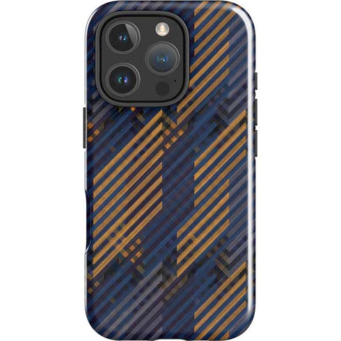 Retro Fall Pattern iPhone 16 Pro Max Impact Case