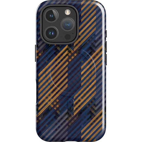 Retro Fall Pattern iPhone 16 Pro Max Magsafe Impact Case