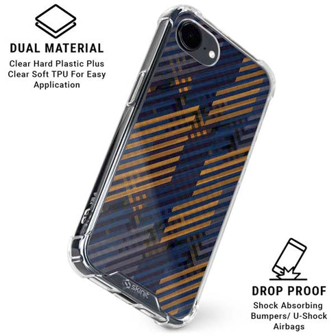 Retro Fall Pattern iPhone 16e Clear Case