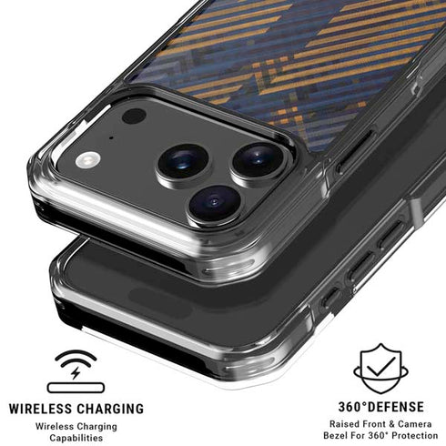 Retro Fall Pattern iPhone 18 Pro Clear Case