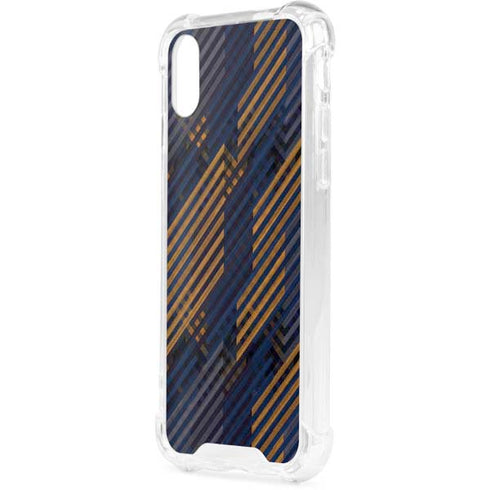 Retro Fall Pattern iPhone XS Clear Case