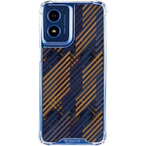 Retro Fall Pattern Moto G Play 4G (2024) Clear Case