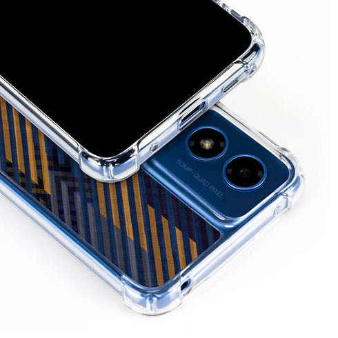 Retro Fall Pattern Moto G Play 4G (2024) Clear Case