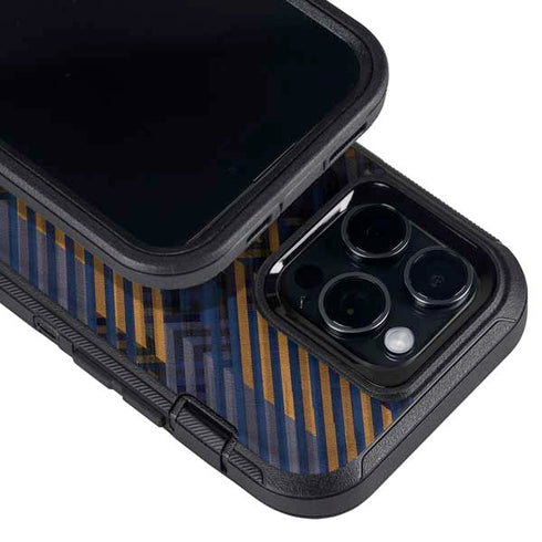 Retro Fall Pattern Otterbox Defender iPhone Skin
